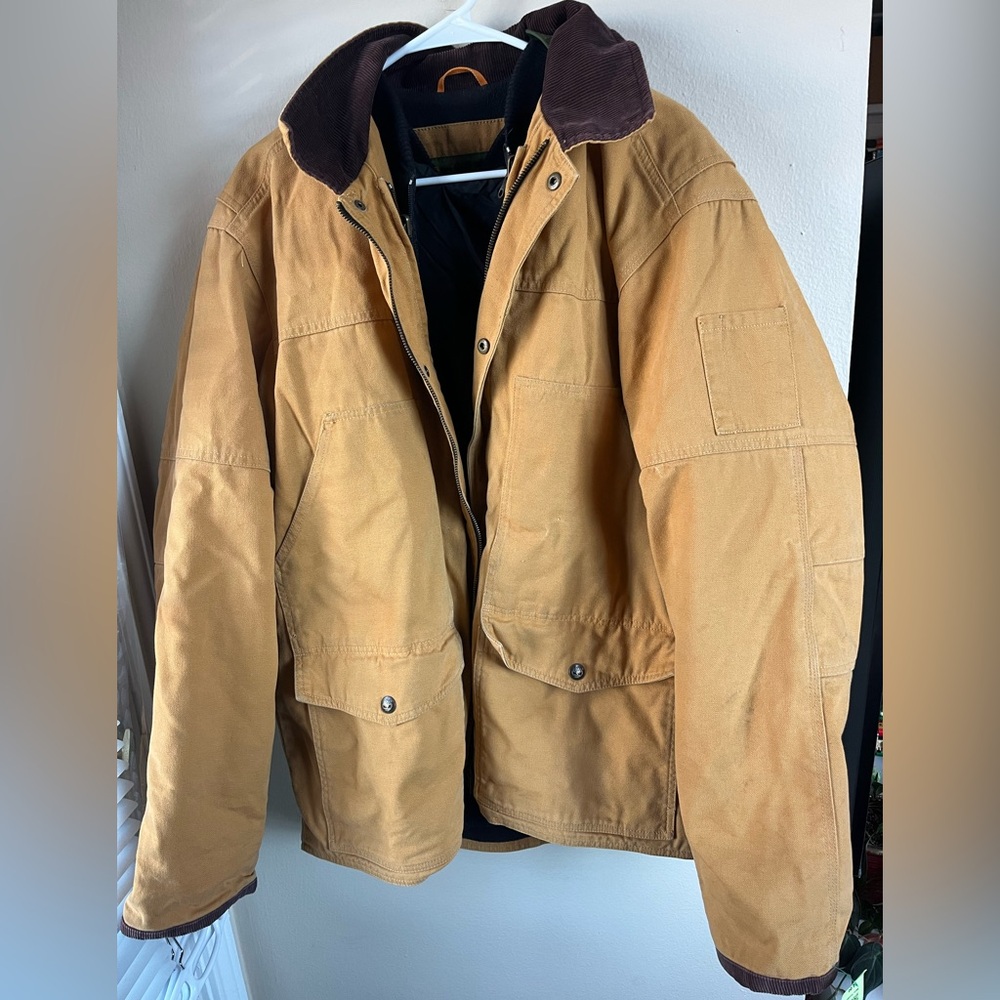 Vintage Timberland Lined Canvas Chore Coat